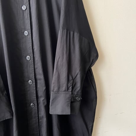 Black Color Dolman Sleeve Maxi Dress