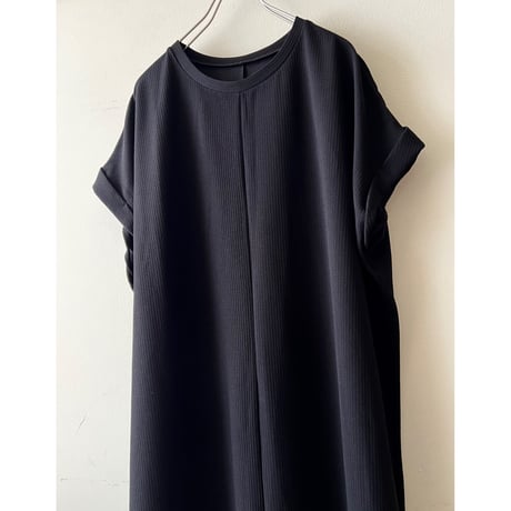 French Sleeve Round neck Long Dress