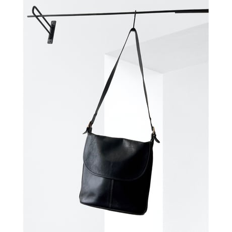 90's Old Coach Leather Flap Shoulder Bag (made in USA)