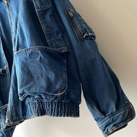 80-90's Big Pocket Design Denim JKT