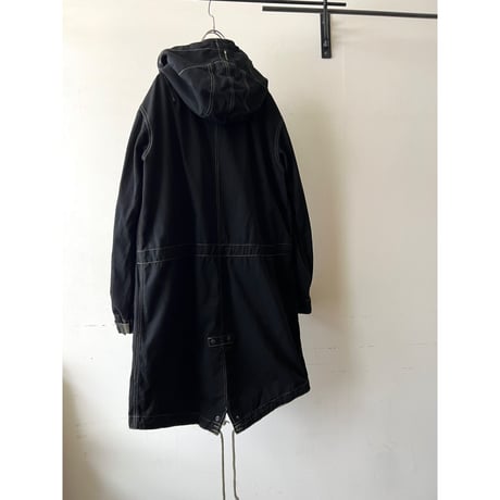 Black Dyed Remake M-51 type Fishtail Parka