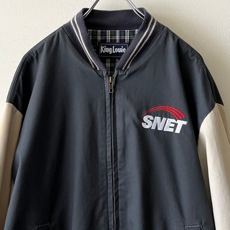 80's King Louie Embroidery Logo Cotton JKT (made in USA)