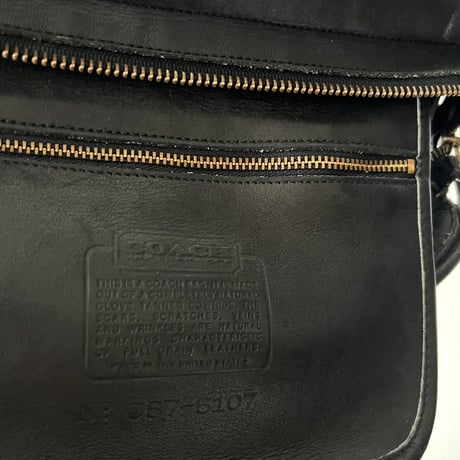 90's OLD COACH Leather Shoulder Bag ( made in USA )