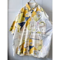 90's Euro Art Pattarn Shirt