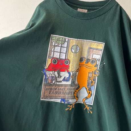 90's Poison Dart Frog Print Tee (made in USA)