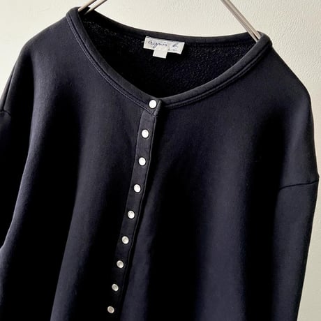 Old agnes b. Pressions Cardigan (color : Black)