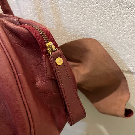 Vivienne Westwood Leather Ribbon Orb Boston Bag