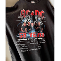 AC/DC 50th anniversary Print Tee