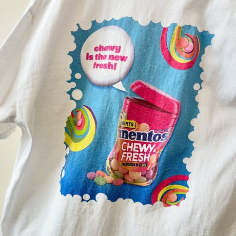 00's mentos Back Print Tee