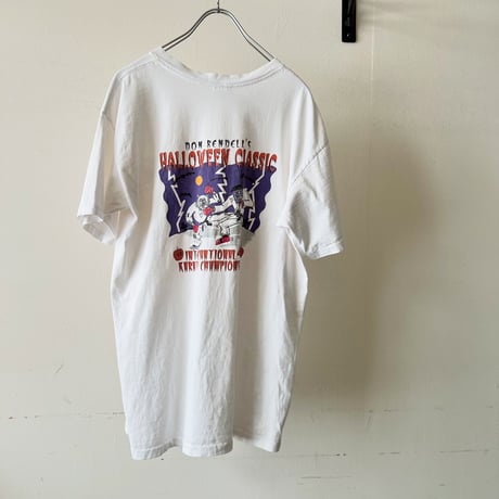 90's " KARATE Championship " Back Print Tee
