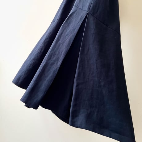 Side Velt Design Wide Flare Pants