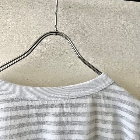 90's Border Pattern Cat Print Short Tee