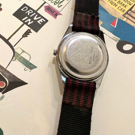 70's  Vintage Mickey Mouse 手巻き腕時計