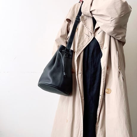90's Old Coach Drawstring Design Shoulder Bag