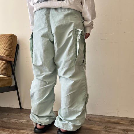" Ice Green Dyed Remake " US ARMY Snowcamo Cargo Over Pants