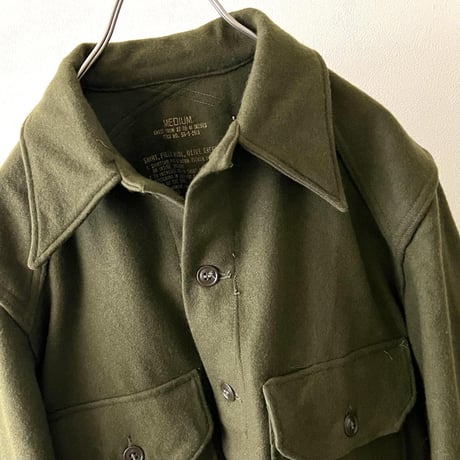 50's Vintage US Army OG-108 Wool Shirt JKT "korea shirt" (deadstock)