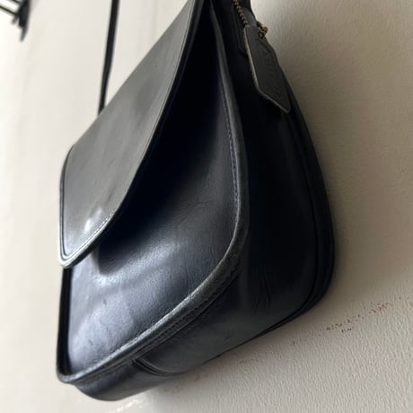 90's OLD COACH Flap Shoulder Bag ( made in USA )