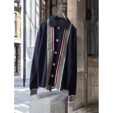 Old Stripe Design Knit Shirt