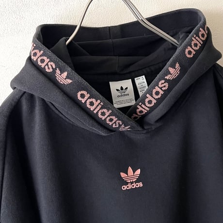 adidas originals Logo Design Short Sweat Hoodie