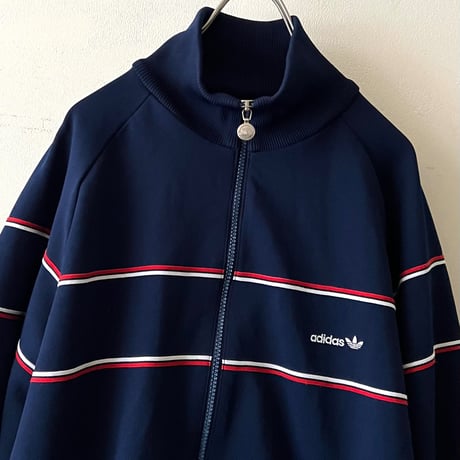 80's adidas Line Design Track JKT (DESCENTE)