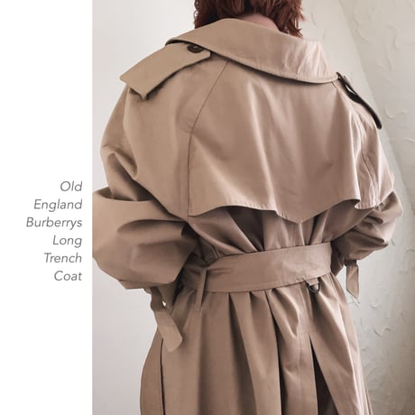 90's England Burberrys Longトレンチコート