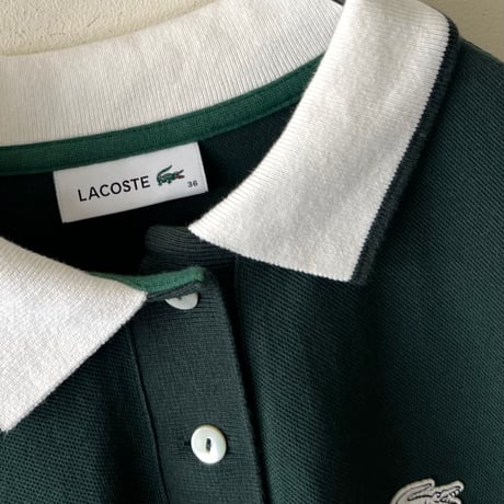 LACOSTE (JP) White Logo Short Polo-Shirt