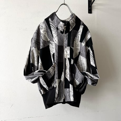 80's Geometric Design Short JKT