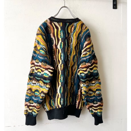 80-90's Euro 3D Knit Sweater