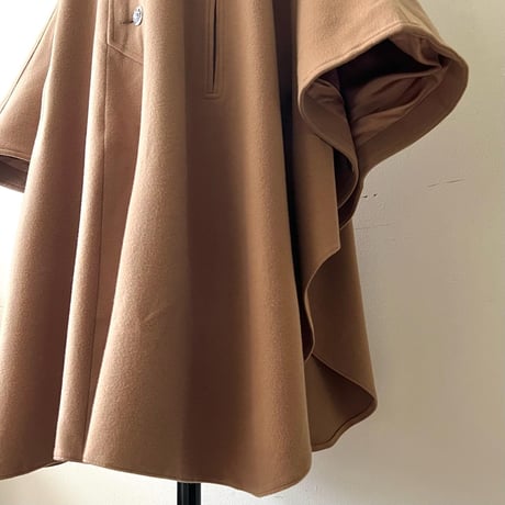 Euro Vintage Design Long Cape Coat