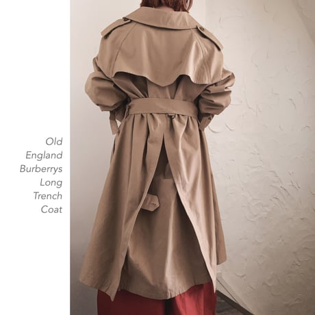 90's England Burberrys Longトレンチコート