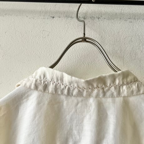 Vintage Painted Design Linen Shirt