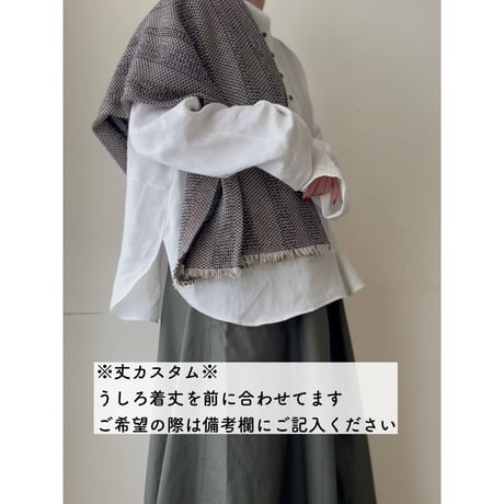 ヘンリーネックプルオーバーシャツ