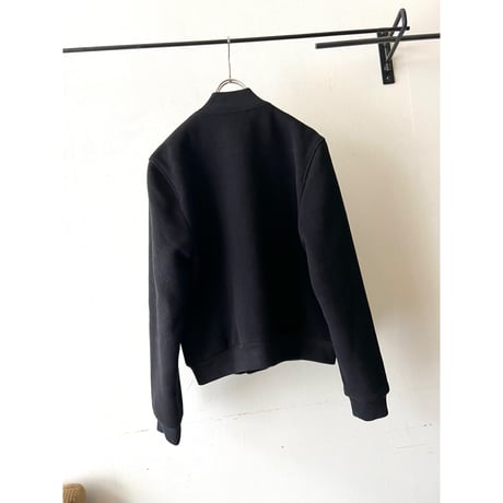 Abercrombie & Fitch Black Color Melton Award JKT
