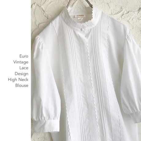 Euro Vintage Lace Designブラウス