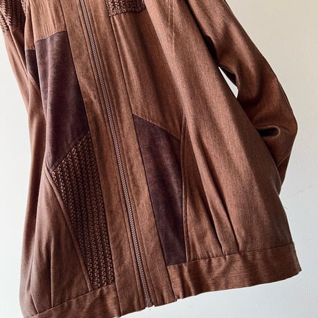 US Vintage Switch Design Zip-up JKT