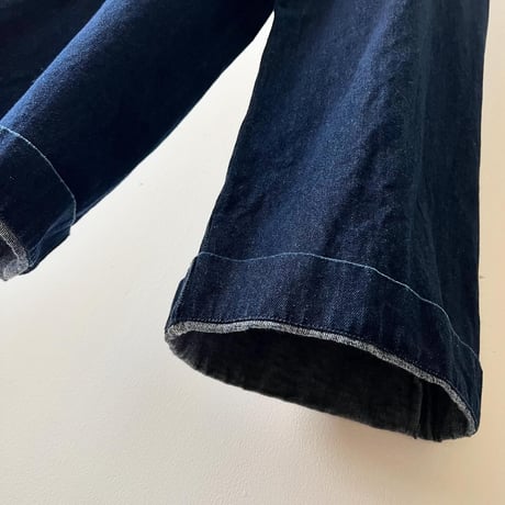 Denim Wide Flare Pants