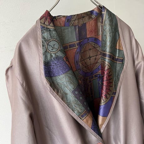 Vintage Reversible Design Big Pocket Half Coat