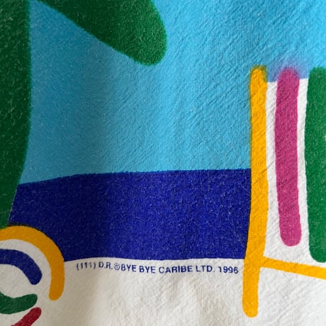 90's Aruba Beach Back Print Shirt