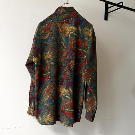 Vintage Art Pattern Shirt Blouse