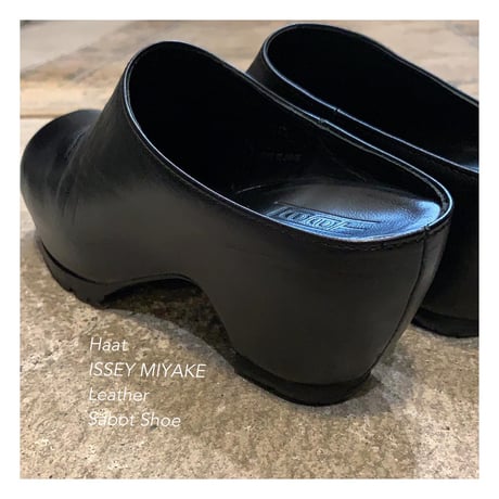 Haat ISSEY MIYAKE Leatherサボ
