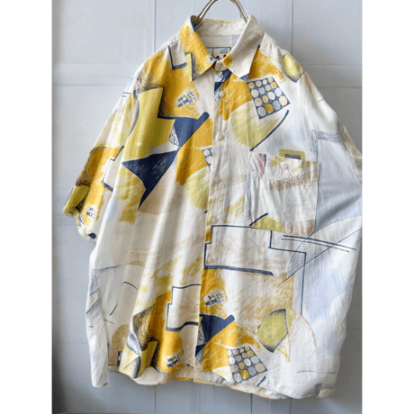 90's Euro Art Pattarn Shirt