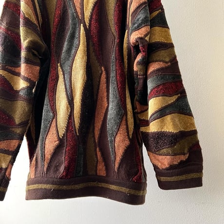 90-00's Euro 3D Knit Sweater (made in Italy)