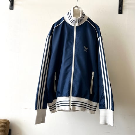 00's adidas Originals Logo & 3Line Design High Neck Nylon JKT