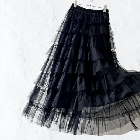 ︎ " Sheer " Long Tulle Skirt