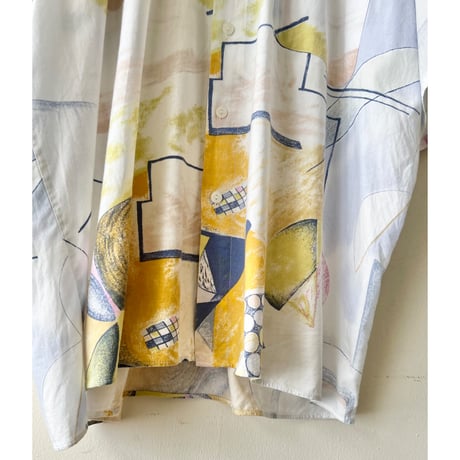 90's Euro Art Pattarn Shirt