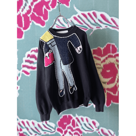 MICHAELA BUERGER Paris "Girl" Knit Design Sweat (made in Italy)
