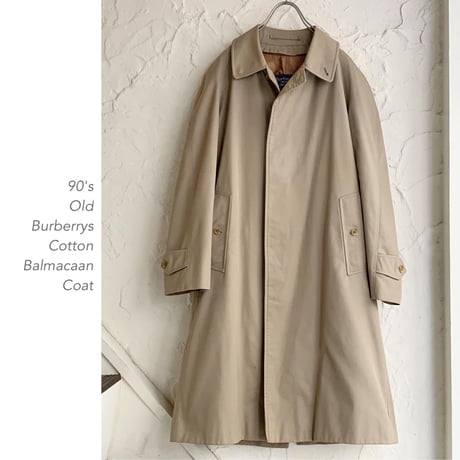 90's Old Burberrysバルマカンコート(イングランド製)