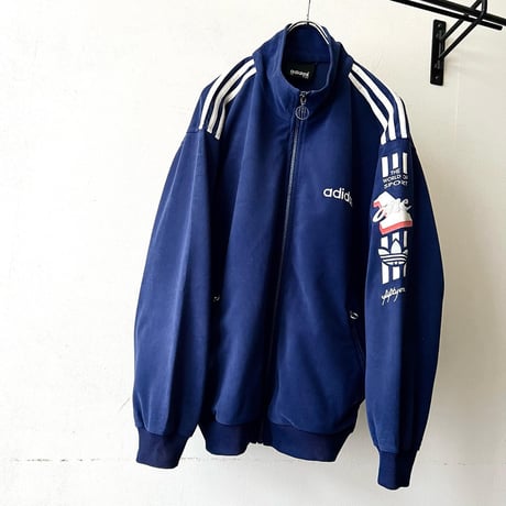 90's  adidas "the world of sport one" Velours Track JKT
