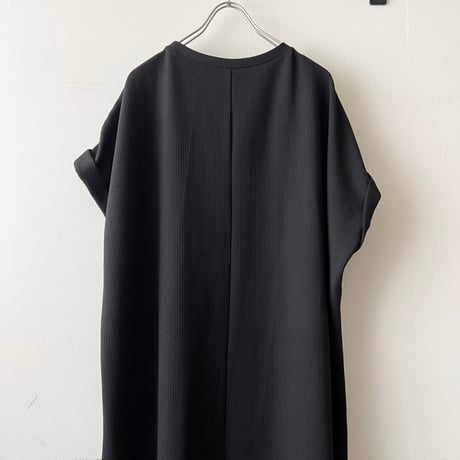 French Sleeve Round neck Long Dress