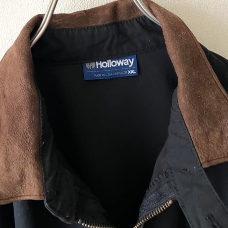 70-80's Holloway Embroidery Logo Drizzler JKT (made in USA)